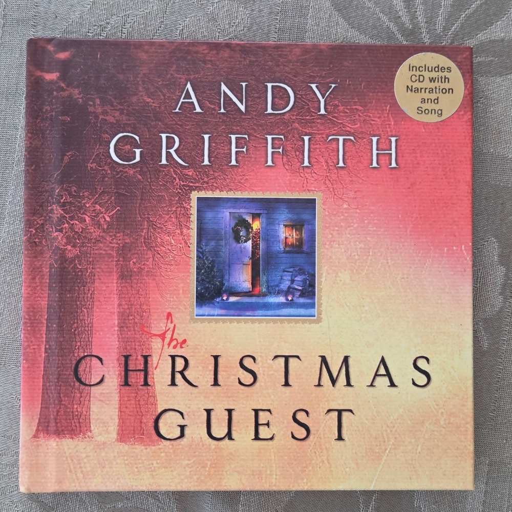 Andy Griffith – The Christmas Guest (2003 Hardcover + CD) Thomas Nelson